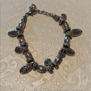 Brighton Elegant Silver Beaded Bracelet
